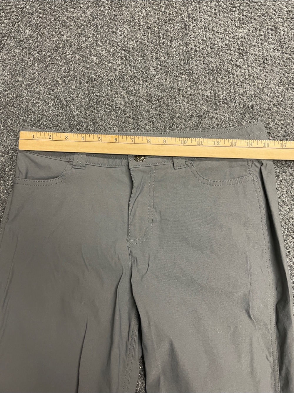 Eddie Bauer womens bermuda length shorts gray size 6 waterproof hiking outdoor - Picture 4 of 6
